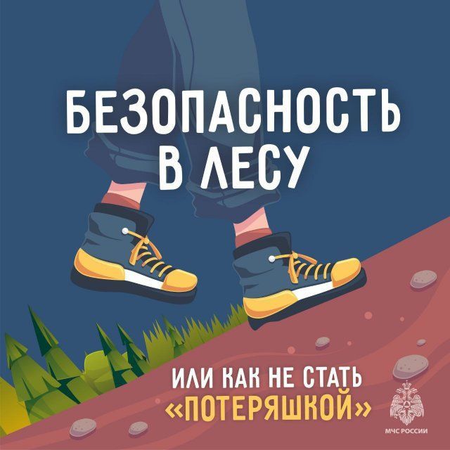 Как не стать "потеряшкой"? МЧС рассказывает наглядно