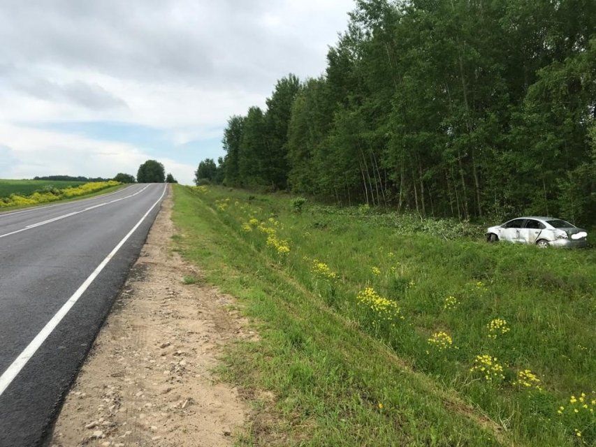 Орловчанин выпил, сел в «Фольксваген Поло» и вылетел в кювет