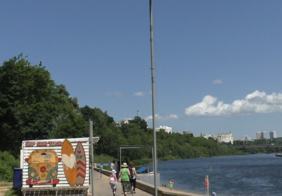 В орловский регион идет жара