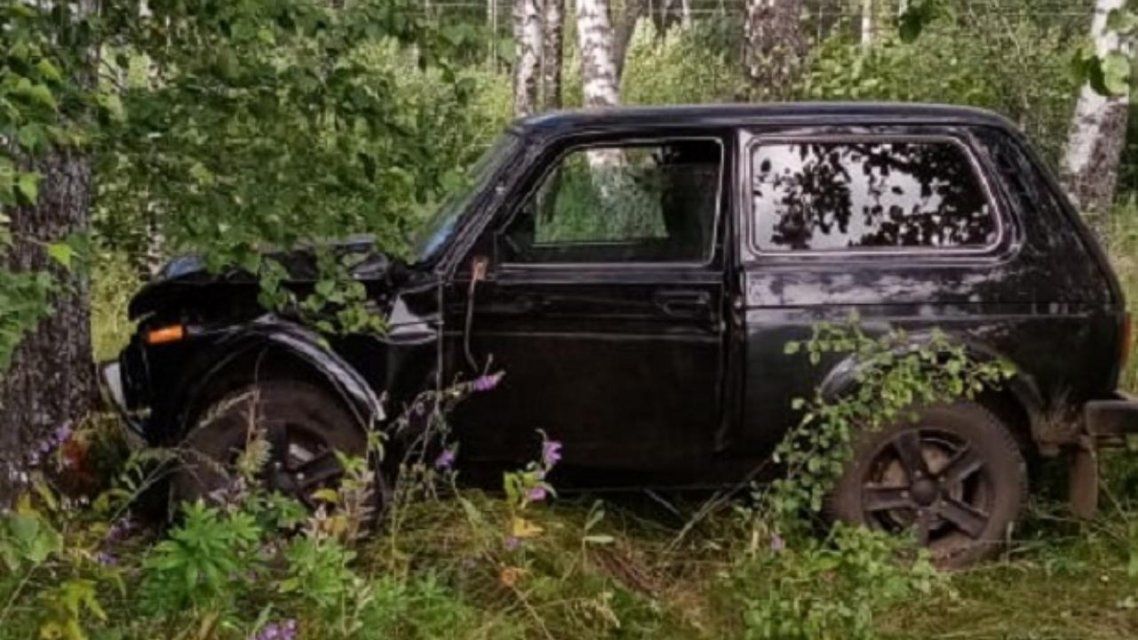 На Орловщине пенсионер врезался на «Ниве» в дерево и погиб
