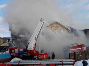 В Орле горит кафе «Гюмри»