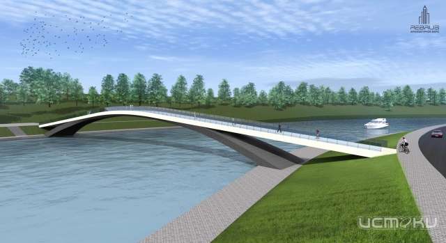 Орловчанам представили проект пешеходного моста через Оку