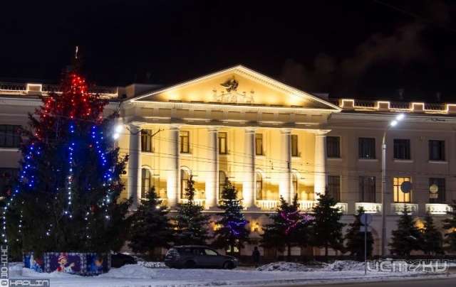 В соц сети вконтакте появились фотографии новогоднего Орла