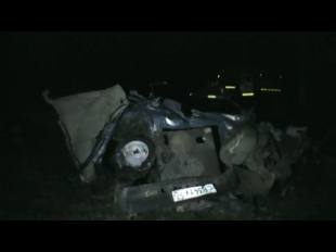 Пассажирский локомотив протаранил жигули