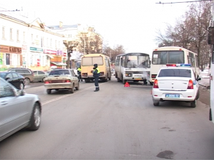 Сегодня утром в Орле произошло ДТП с участием трех маршруток