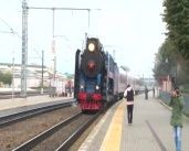 На орловском вокзале прошел парад локомотивов
