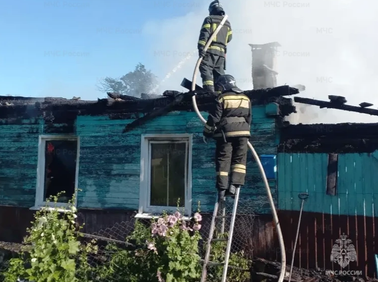 В селе Никольское на выходных горел жилой дом
