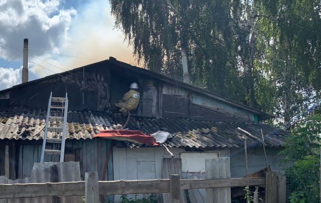 В Кромском районе в заброшенном доме сгорел мужчина