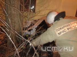 Во Мценске водитель не справился с управлением и врезался в дерево