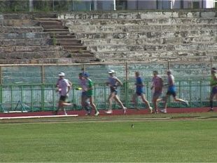 За Россию и здоровый образ жизни шестьдесят минут бегом 