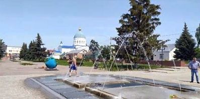 В Орловской области появился еще один фонтан