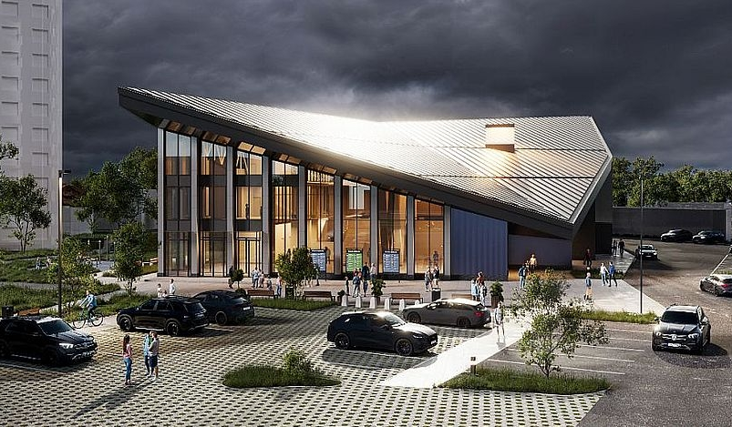 Появились картинки как будет выглядеть молодежный клуб "Полет".