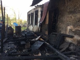 В Орловском районе сгорел жилой дом