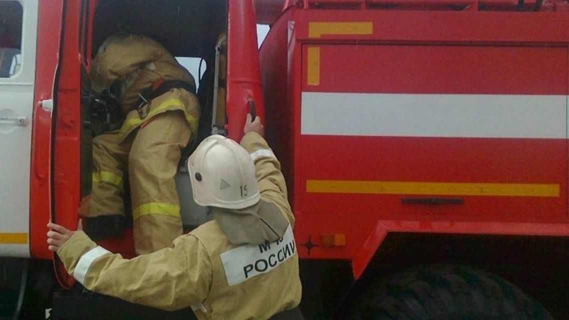 При пожаре во мценском общежитии пострадал мужчина