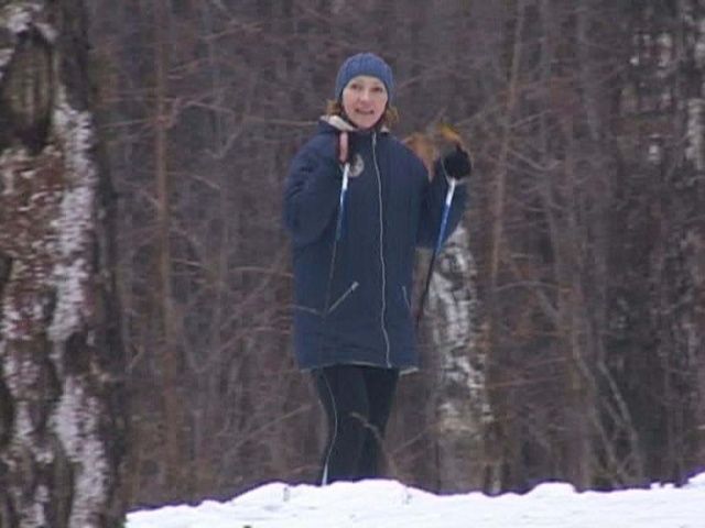 Спортсмены-любители в Медведевском лесу