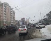 Видео: из-за тестирования светофора в Советском районе Орла собралась пробка