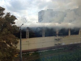 В Орле горит спортивная школа