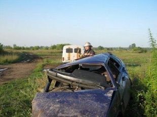 Под Орлом перевернулась "Лада"