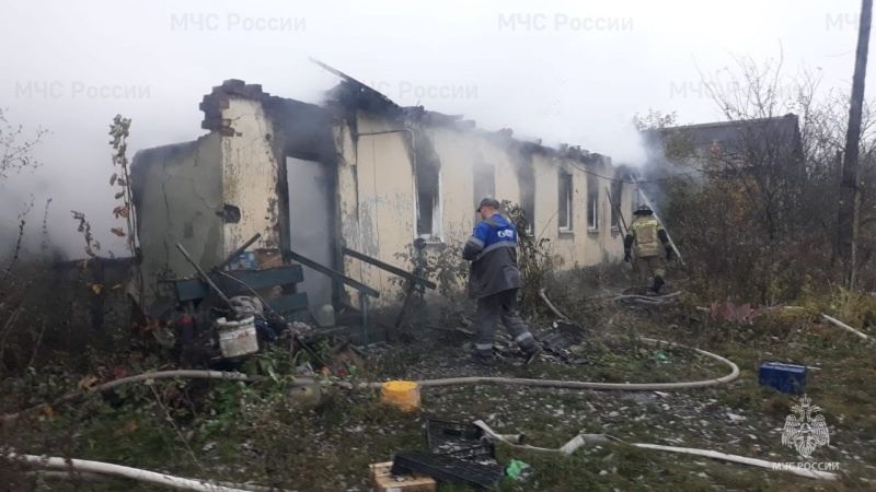 Орловская пенсионерка погибла в горящем доме