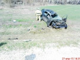 В Глазуновском районе автомобиль вылетел в кювет