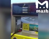 Ливенский автолюбитель заснял на видео, как машину заправляют воздухом