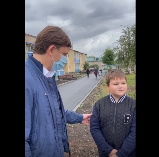 Клычков попытался взбодрить школьника, но вышло не очень