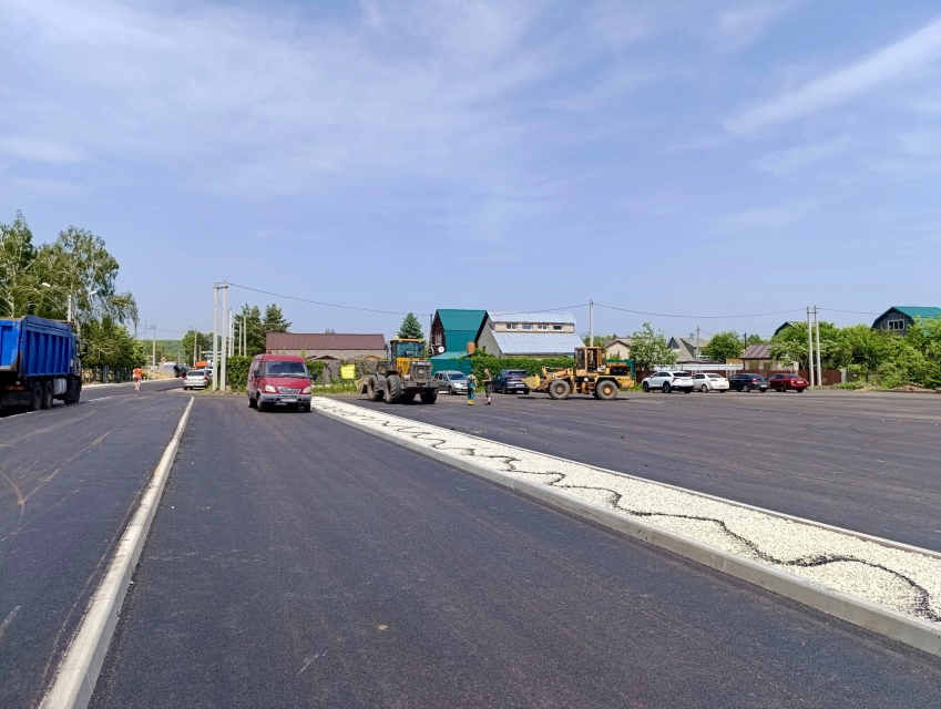 Капремонт проезда к озеру Светлая жизнь вышел на финишную прямую!
