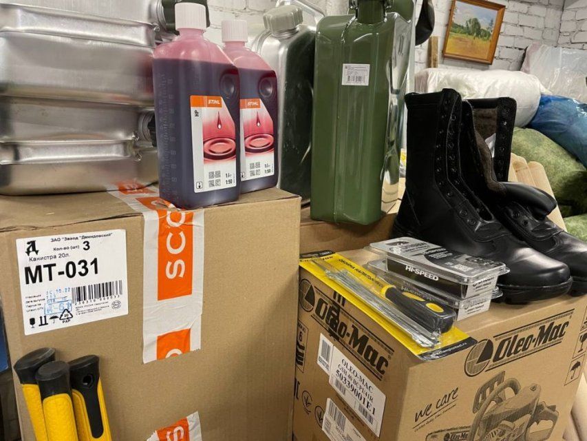 Орловщина передала 2,5 тонны гуманитарного груза нашим землякам, участвующим в СВО