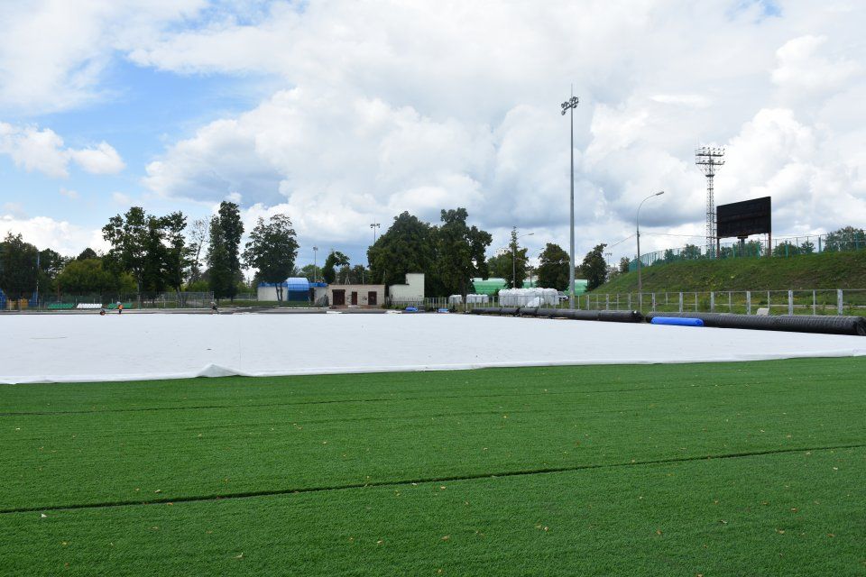 1 сентября на стадионе Ленина в Орле планируют открыть новое футбольное поле