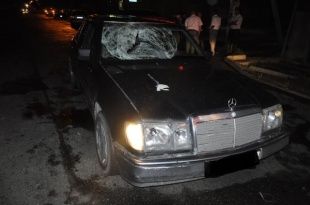 Сегодня утром водитель «Мерседеса» сбил пешехода 