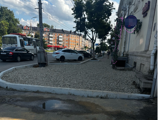 Ремонт улицы Комсомольская в Орле приостановлен по вине подрядчика