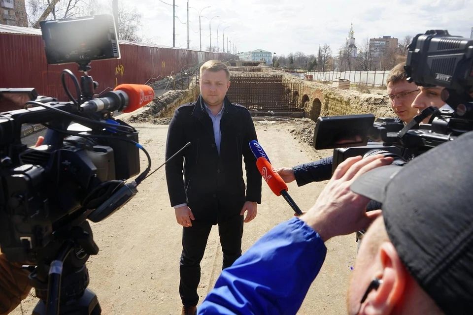 В Орле на Красном мосту началась подготовка к продолжению ремонта