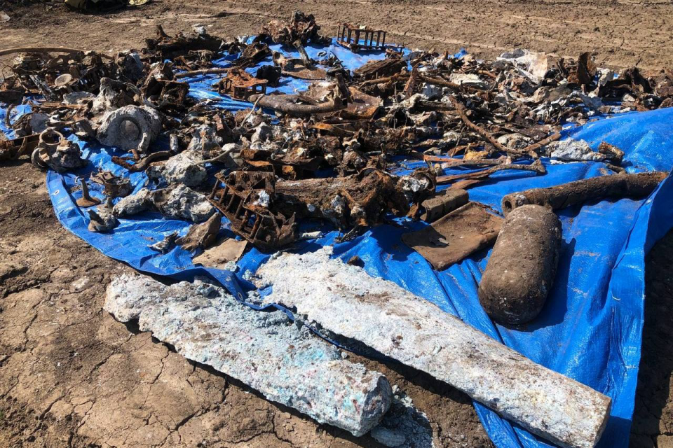 Орловские поисковики обнаружили останки советского самолета времен Великой Отечественной войны