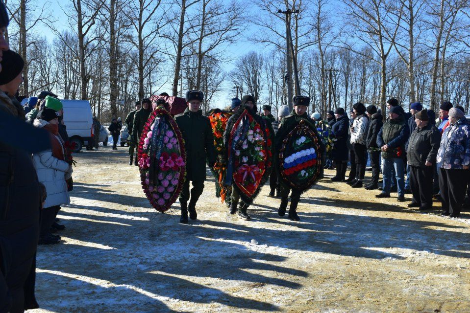 Во Мценске простились с двумя погибшими в СВО бойцами