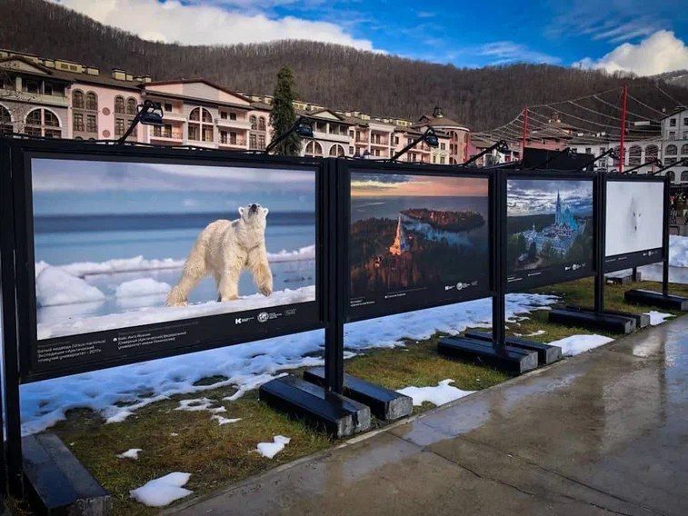 Орловчанин представил свои фотоработы на курорте Красная Поляна