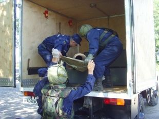 В Болховском районе изъят и уничтожен артснаряд времен ВОВ