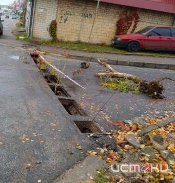 В Орле украли водоприёмные решётки на перекрёстке улиц Силикатная и Кукушкина