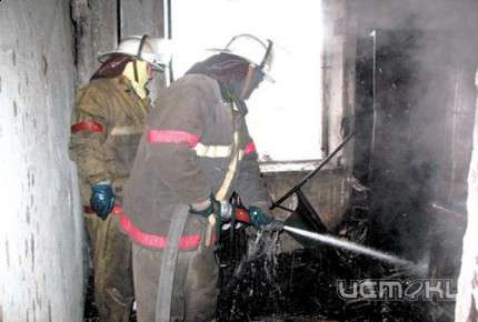 В Орле горел дом на ул. Емельяна Пугачева