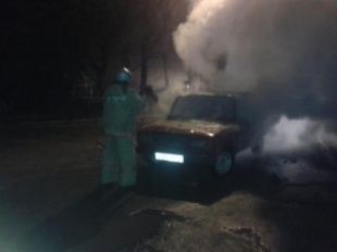 Вчера во Мценске сгорели два автомобиля