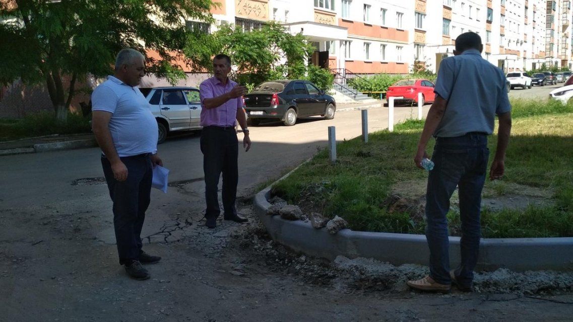 Вдовин показал наглому подрядчику из Подмосковья, как нельзя ремонтировать двор