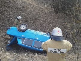 Во Мценском районе водитель «ВАЗа» вылетел в кювет