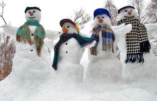 В Орле прошел конкурс снеговиков 