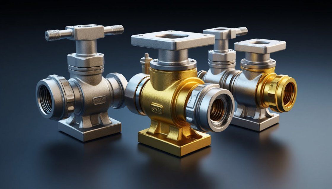 Основные виды трехходовых шаровых кранов: L-образные и T-образные конструкции