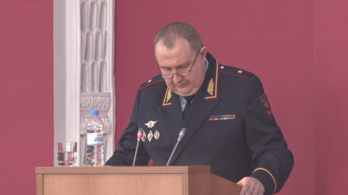 Начальник регионального УМВД выступил на заседании Областного совета народных депутатов с отчетом о деятельности подразделений полиции за 2025 год