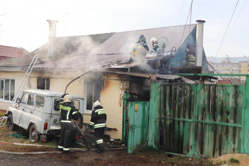 В Орле в своем доме сгорел мужчина