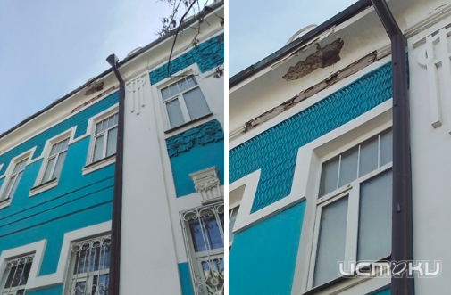 Дом купца Серебрянникова после реконструкции не простоял и года. Он начал рушиться