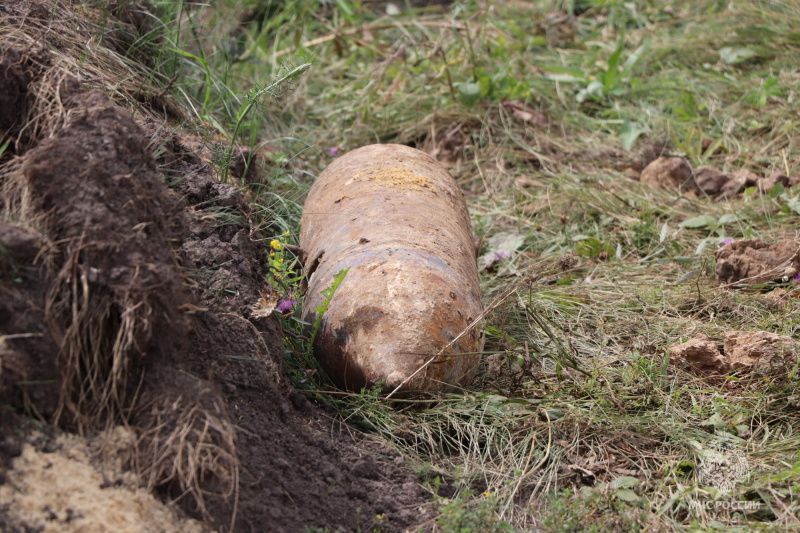 В Орле обнаружили снаряд времен Великой Отечественной 