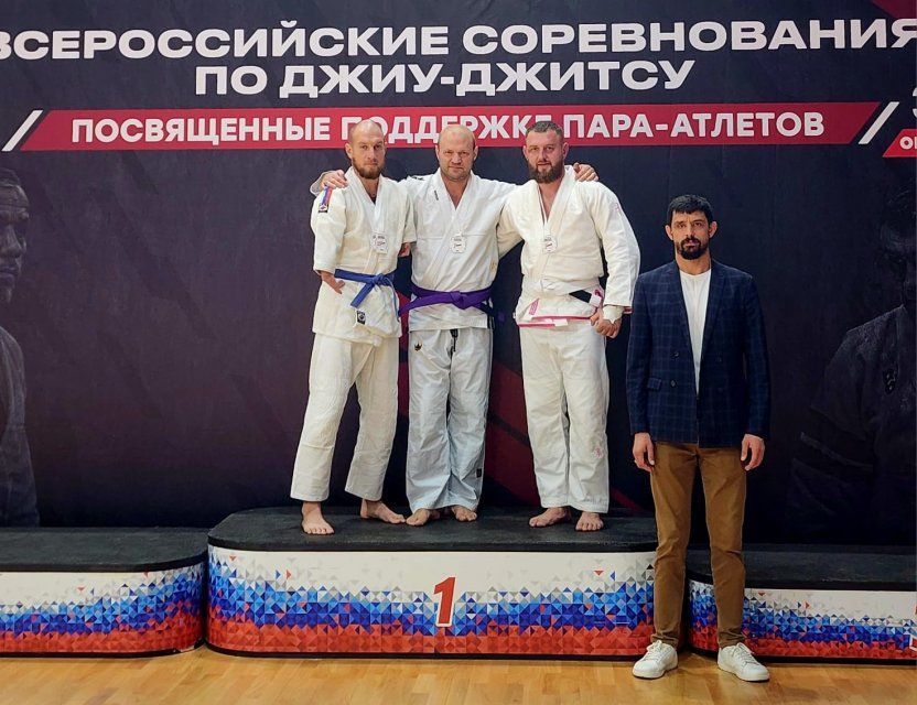 Орловский спортсмен Александр Никифоров завоевал золотую медаль на чемпионате России по пара-джиу-джитсу