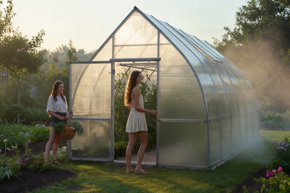 Сравнение теплицы «Капелька» с классическими арочными и двускатными моделями: преимущества и недостатки каждой формы