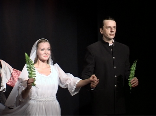 Первой премьерой 21 сезона театра "Русский стиль" стал спектакль "Кроткая" 